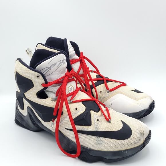 Nike ID 836141-992  LeBron 13 white black red Men\'s Size 10.5 main image 9